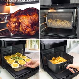 MaxxHome Airfryer - Hetelucht friteuse - XXL - Heteluchtfriteuse 12 Liter - 8 Programma's - 1800W - Extra tools en receptenboekje — thumbnail 2