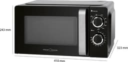 ProfiCook MWG 1208 - Magnetron met Grill  - 17L - zwart — thumbnail 6