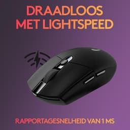 Logitech G305 Lightspeed - Draadloze Muis - Rechtshandig - Zwart — thumbnail 5