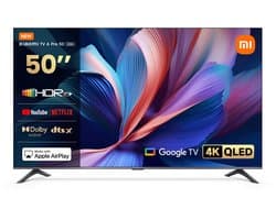 Xiaomi TV A Pro 2026 Smart TV – 50 Inch – 4K QLED HDR10+ - 4K QLED - Smart TV met Google TV - Dolby Audio & DTS:X - HDMI 2.1 - CI+ slot - Google Cast