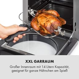Luchtverwarming Frituurpan 14 L, 1700W, 16 Programma's, Digitale Display, Thermostaat 50-220°C, Timer, Gezond Koken — thumbnail 3