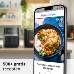 Bosch MAF671C0 Airfryer XXL - Serie 6 - 7,2L - Shake alarm - Kijkvenster - Warmhoudfunctie - 7 programma's - Tot 5 personen - Dark Cream — thumbnail 12