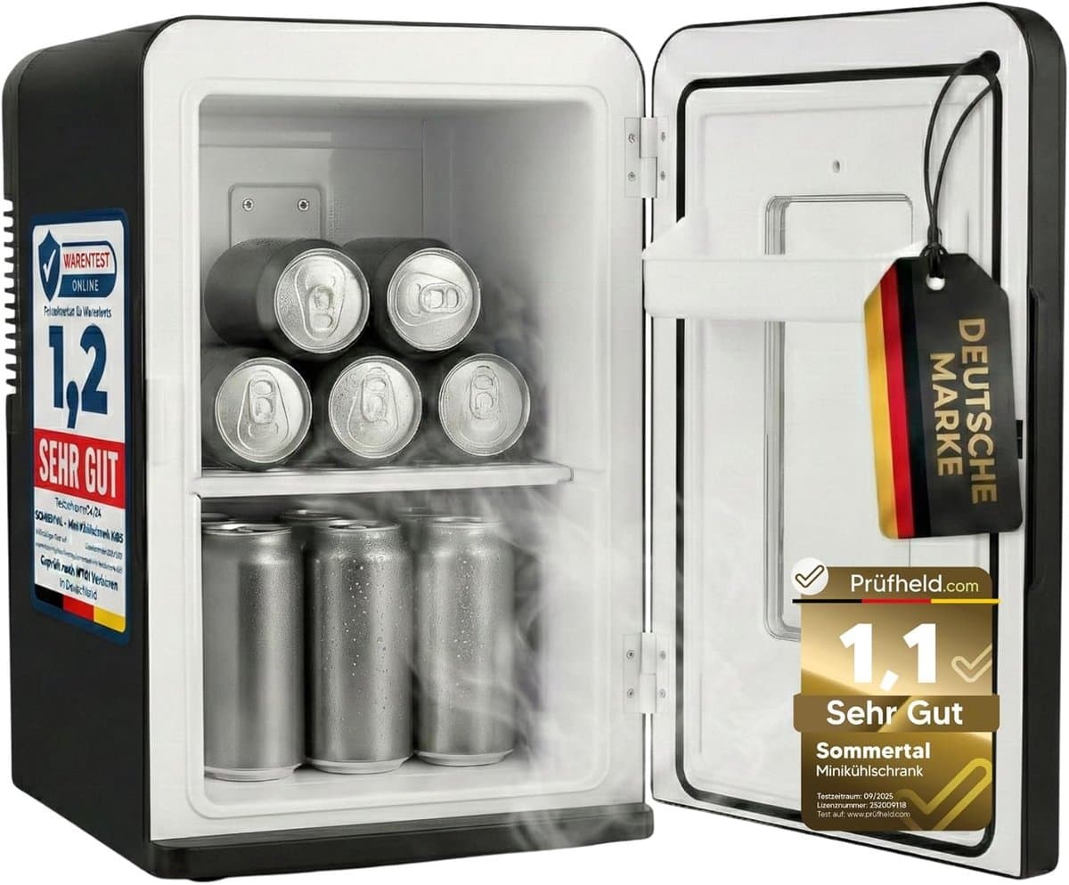 Sommertal KS15 - Mini-Koelkast voor Koelen en Verwarmen - Inhoud 15L - Stopcontact en 12V auto — afbeelding 1