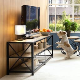 Stijlvol TV Meubel Laag Dressoir Industrieel Design voor Televisies tot 70 Inch — thumbnail 2