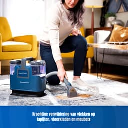 Aurixi® Stoomreiniger bank - Stoomreiniger - Stoomreiniger meubels - 500 W - Draagbaar - Blauw - ‎34cm x 23cm x 36cm — thumbnail 6