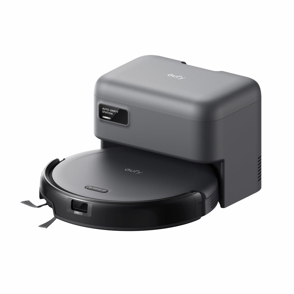 eufy Auto-Empty C10, slanke behuizing van 7,2 cm, tapijtreiniger, edge expansion borstel, automatisch legen, point laser en multi-infrarood navigatie — afbeelding 1