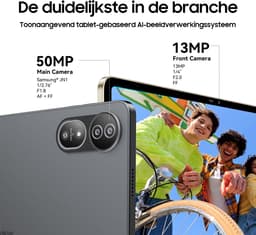 Blackview MEGA 12 - Tablet - Gaming Tablet - Android 16 - 12.2 inch - 36GB RAM - 256GB ROM - 5G Tablet - 10000mAh - Grijs — thumbnail 12