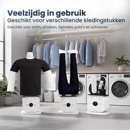 Zwoli Strijkpop - Strijkpop voor Hemden en Broeken - Inclusief Droogzak - Strijkmachine - Strijkdroger - Strijksysteem — thumbnail 2