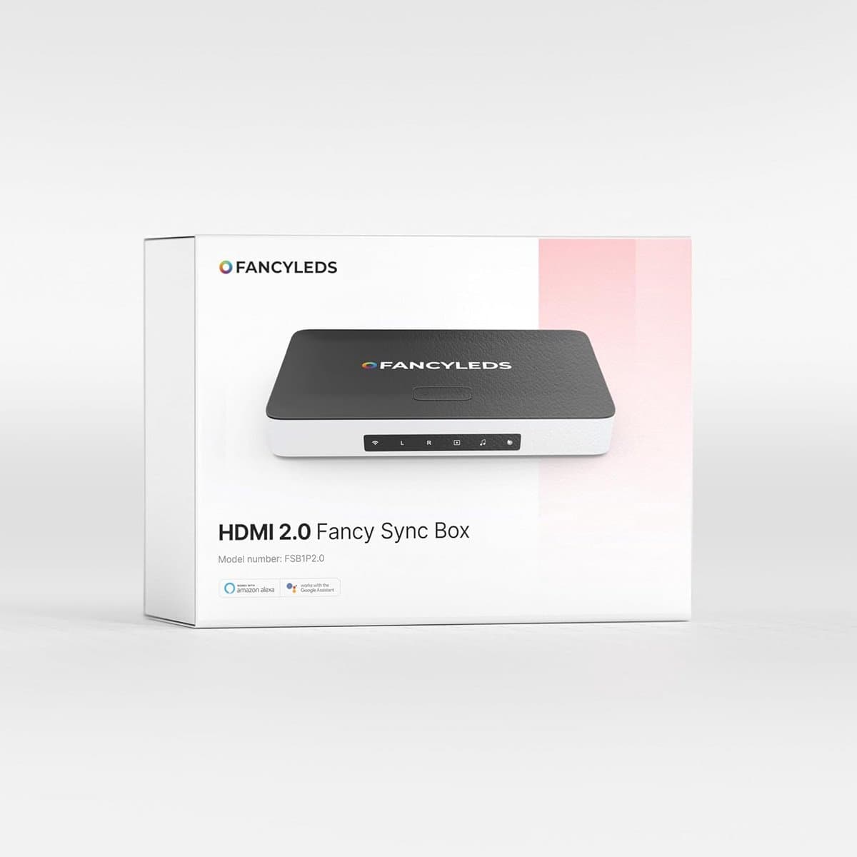 Ambient TV Backlighting Sync Box HDMI 2.0 voor 70" tot 90" TV's — afbeelding 1