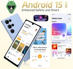 Slimme Smartphone met 6,88 inch HD+ Scherm en 128 GB Opslag voor Mobiele Telefoon — thumbnail 5