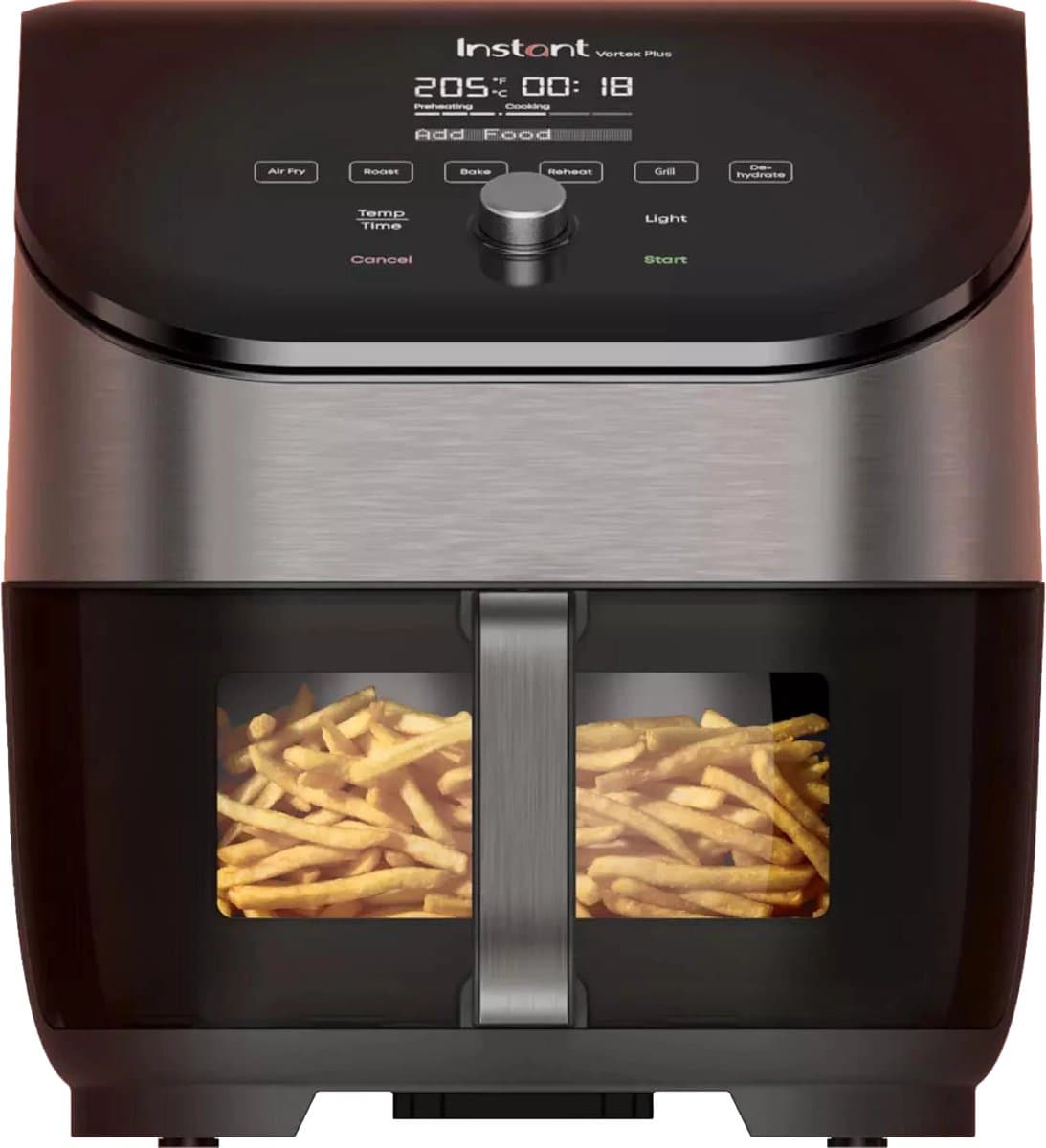 Instant Vortex Plus ClearCook OdorErase 5,7L airfryer (RVS) — afbeelding 1