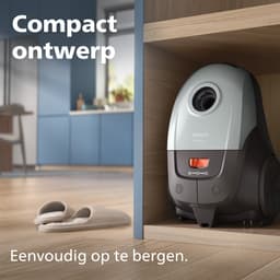 Philips 2000-Serie Stofzuiger met Zak - 800 W - Compact & Lichtgewicht - HEPA-filtersysteem - 9 meter bereik - Meubelmondstuk - Inclusief S-Bags - (XD2142/12) — thumbnail 6
