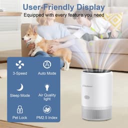 LeeuwenChoice® Slimme Luchtreiniger - Bediening Via App - Hepa Luchtreiniger - Luchtbevochtiger - Woonkamer, Slaapkamer — thumbnail 6