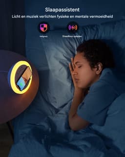 Bluetooth-luidspreker - Nachtlampje- Draadloos Oplaadstation - Telefoonhouder -Slaapkamer En Kinderkamer — thumbnail 6