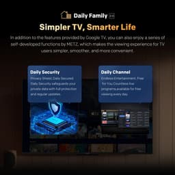 METZ 50MUF7000Z UHD TV 50 inch – 4K – Smart Google TV – HDR10 – Dolby Vision & Atmos – WiFi – Triple Tuner — thumbnail 11