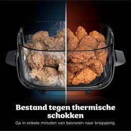 Ninja CRISPi PRO 7-in-1 Glazen Airfryer met 7 functies - Airfryen, Bakken, Braden, Rijzen, Drogen. Max Crisp en Opnieuw krokant maken - 2.3 liter en 5.7 liter glazen schaal - PFAS vrij koken - Grijsgroen - AS101EUGY — thumbnail 11