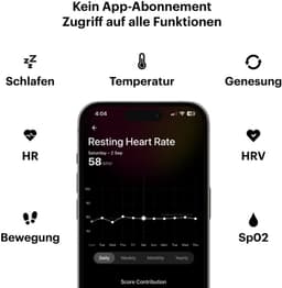 ULTRAHUMAN Ring AIR – Smart Ring | Geen maandabonnement | Bepaal eerst de juiste maat met de Sizing Kit | Slaaptracker - Hartslagmeter - Fitnesstracker – Air Gold – Size 12 — thumbnail 14