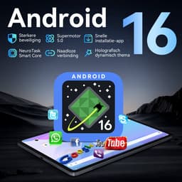 TABWEE T60 - Tablet - 48GB RAM - 256GB ROM - met over-Ear hoofdtelefoon - Android 16 - 11 inch - 8000mAh - WIFI Tablet - OTG - Grijs — thumbnail 6