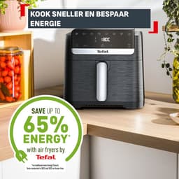 Tefal Easy Fry Mega Compact EY8618 - Airfryer - 7,5L - Snel Opwarmend - Compact — thumbnail 3