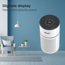 Atmosed 5-in-1 Luchtreiniger - Air Purifier - HEPA H13 Filter - Koolstof Filter - CADR 420 m³- 60 m² - Automatische stand - Luchtfilter tegen Hooikoorts, Allergie, Stof en Huisstofmijt - Luchtkwaliteitsindicator - Ionisator - UV Sterilisator — thumbnail 10