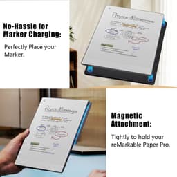 reMarkable Paper Pro met Marker Plus en Bruine Magnetische Hoes - digitaal notitieblok — thumbnail 7