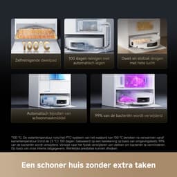 Dreame Aqua 10 Ultra Track Complete - Krachtige 2-in-1 Robotstofzuiger met Zelfreinigende Dweil - Obstakeldetectie en Automatisch Leegstation - 25.000 Pa Zuigkracht – Overwint Drempels tot 6 cm — thumbnail 6