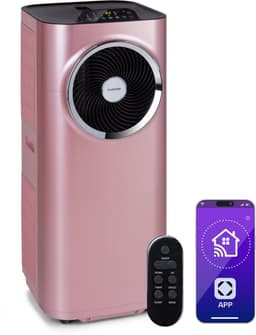 Klarstein mobiele airconditioner met luchtafvoerslang, 5-in-1 airconditioner, ventilator, luchtontvochtiger, luchtreiniger & nachtmodus, app-bediening, kleine & draagbare airconditioner voor thuis & op kantoor, 7000 BTU,9 kW voor 42 m² 48 dB — thumbnail 14