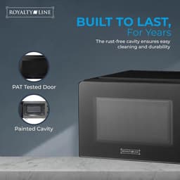 Royalty Line® MWO3818 Vrijstaande Solo Magnetron - 20 Liter - Microwave Met 6 Magnetronstanden - Microgolf - 700W - Binnenverlichting - Zwart — thumbnail 18
