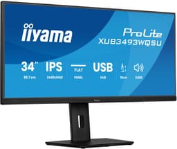iiyama ProLite XUB3493WQSU-B6 - 34 inch - WQHD - IPS - USB-Hub (4x) - Verstelbaar — thumbnail 7