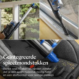 BISSELL PowerClean FurGuard Draadloze Steelstofzuiger - 280W Motor - 50 Min Gebruikstijd - Anti-klit Borstel - 2 in 1 Steel- en Handstofzuiger - Zelfstaand Design - HEPA-filter - LED-koplampen - Stick Vacuum Cleaner - Verwijderbare Batterij - 4093N — thumbnail 11