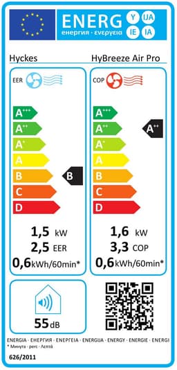 Hyckes HyBreeze Air Pro - Profi split unit caravan airco — thumbnail 2