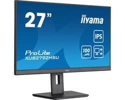 iiyama ProLite XUB2792HSU-B6 - 27 inch - Full HD - IPS - USB-Hub (4x) - Verstelbaar