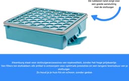 Kleanburg® - Miele Boost CX1 - HEPA-filters - SF-HY 60 - 11639240 - 2 stuks — thumbnail 4