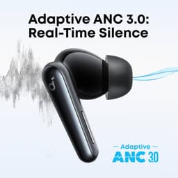 Soundcore Liberty 5 by Anker, draadloze oordoppen met noise-cancelling, 2x sterkere stemonderdrukking, realtime adaptieve noise canceling, snelladen, Dolby Audio, heldere gesprekken met 6 microfoons en AI, lange batterijduur — thumbnail 13