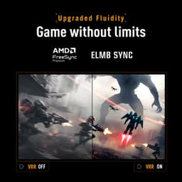 ASUS TUF Gaming VG27AQ5A - QHD Fast IPS Gaming Monitor - 210Hz - 0.3ms - G-Sync Compatible - 27 Inch — thumbnail 4