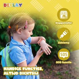 DEPLAY 4G KidsWatch Explorer - GPS Horloge Kind - Smartwatch Kinderen - Kinderhorloge - Smartwatch Kind - Kinder Smartwatch – Rood — thumbnail 5