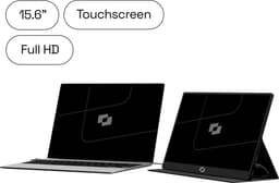 Screenmate® Lite Touchscreen Portable Monitor 15,6” - Draagbare Monitor met Beschermhoes - Extra Scherm Laptop - Draagbaar Beeldscherm - Zwart — thumbnail 1