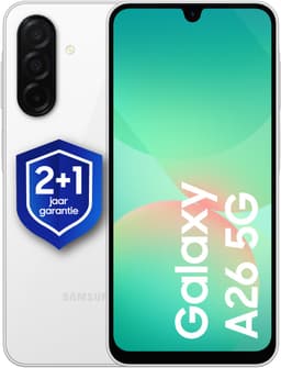 Samsung Galaxy A26 5G - 128GB - White + 1 jaar extra garantie — thumbnail 1