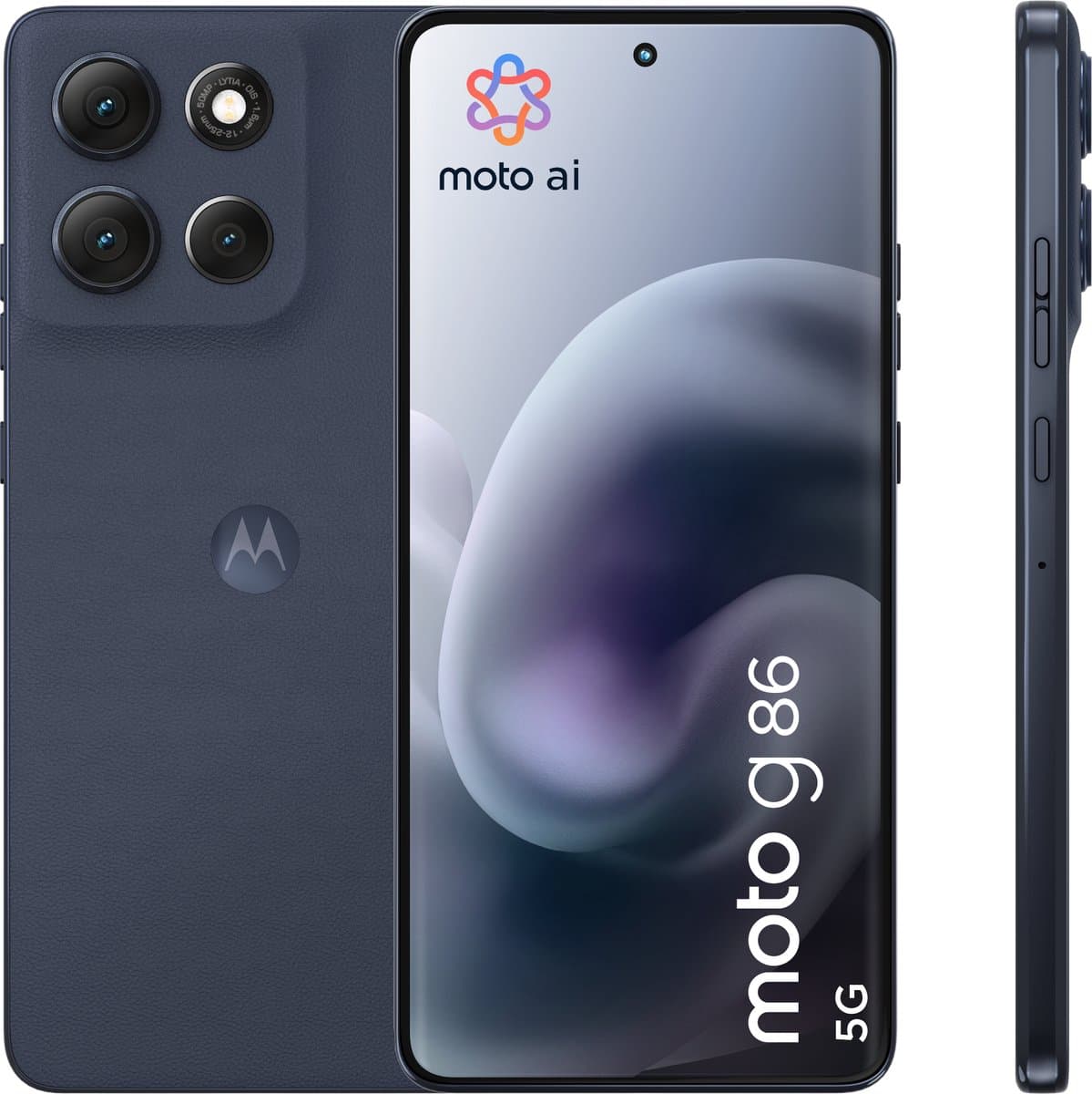 Motorola moto g86 5G - 8/256GB - Pantone Spellbound (Donkergrijs) — afbeelding 1