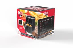 FRITEL Airfryer SnackTastic® 7520 – Airfryer XL / Heteluchtfriteuse 6L – 1500W – Voor 2-6 Personen – Digitaal Touchscreen – Airfryer met Kijkvenster & Verlichting – 8 Programma’s – PFAS-vrij – Zwart — thumbnail 6