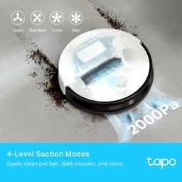TP-Link Tapo RV10 Plus - Robotstofzuiger met dweilfunctie + leegstation - 4L stofzak — thumbnail 6