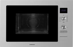 Inventum IMC6032F - Inbouw combi-oven - Hetelucht - Magnetron - Grill - 32 liter - 38 cm hoog - Tot 220 graden - RVS/Zwart — thumbnail 1