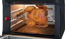 Clatronic FR 3747 H hetelucht-friteuse, olie- en vetvrij, 11 liter, sensor touchbediening, LED-display, zwart — thumbnail 6