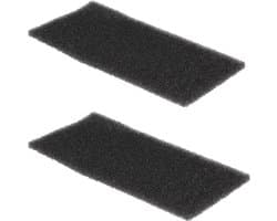 Filter - 2 STUKS - schuim schuimfilter droger - 220 x 110 mm - foam filter wasdroger warmtewisselaar geschikt voor Whirlpool Bauknecht Ignis - 481010354757