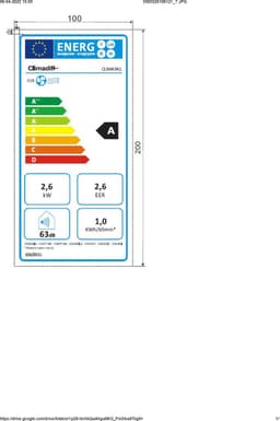 Climadiff CLIMA9K1 - Mobiele airconditioner - 18m2 - 9.000 BTU - Wit — thumbnail 2
