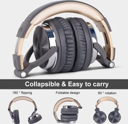 OneOdio - Pro 10 Grijs/Goud - Bedrade hoofdtelefoon - Over ear — thumbnail 11