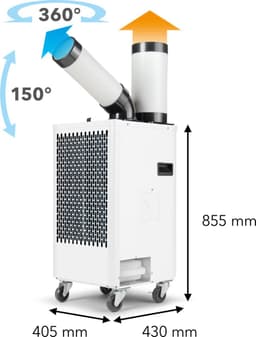TROTEC Spotcool airconditioner PT 2700 SP — thumbnail 2