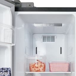 Inventum SKV0178B No Frost energiezuinige Amerikaanse koelkast - 555 liter - Digitaal led-display - IJsblokjesmaker - Stil: 37 dB - Superkoelen - Supervriezen - 2 deuren - Energielabel D - Zwart — thumbnail 11