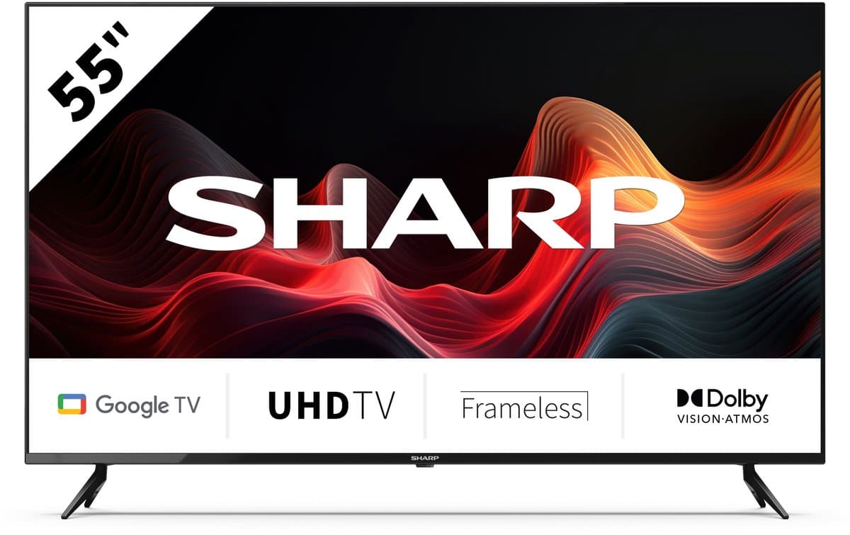 Sharp 55GL4060 - 55 inch - 4K UHD LED TV met Google TV — afbeelding 1