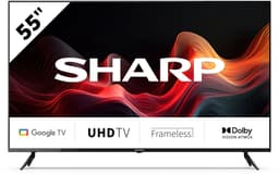 Sharp 55GL4060 - 55 inch - 4K UHD LED TV met Google TV — thumbnail 1